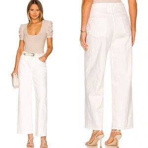 Mother Superior High Waisted Tunnel Vision Ankle Totally Innocent White Size 29